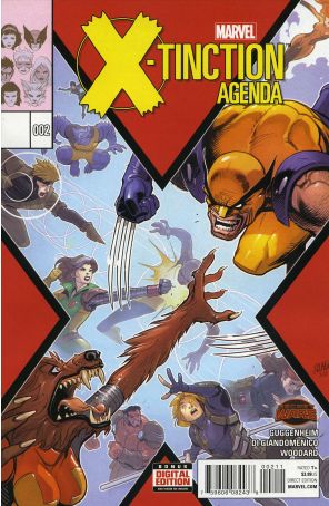 X-Tinction Agenda 2 published by Marvel with cover art by David Nakayama