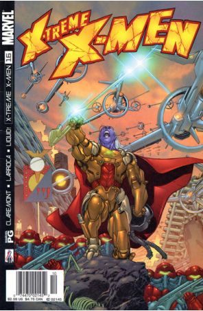 X-Treme X-Men 16 (Newsstand) published by Marvel with cover art by Salvador Larroca
