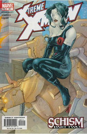 X-Treme X-Men 21 published by Marvel with cover art by Salvador Larroca