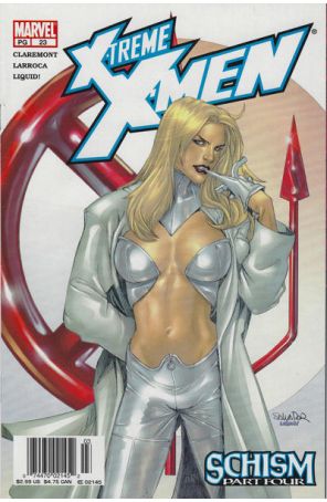 X-Treme X-Men 23 (Newsstand) published by Marvel with cover art by Salvador Larroca