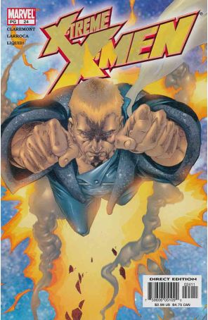 X-Treme X-Men 24 published by Marvel with cover art by Salvador Larroca