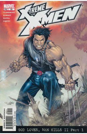 X-Treme X-Men 25 published by Marvel with cover art by Salvador Larroca