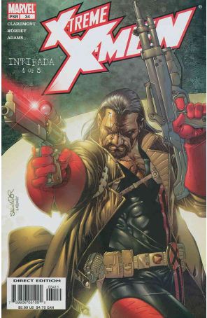 X-Treme X-Men 34 published by Marvel with cover art by Salvador Larroca