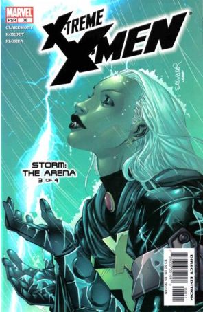 X-Treme X-Men 38 published by Marvel with cover art by Salvador Larroca