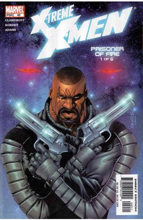 X-Treme X-Men 40 published by Marvel with cover art by Salvador Larroca