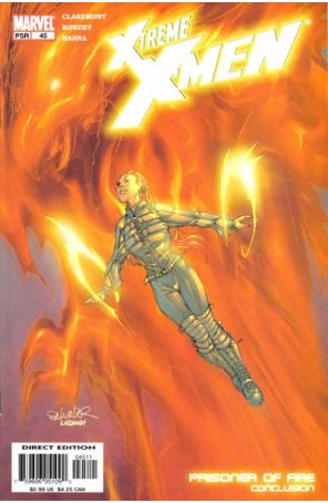X-Treme X-Men 45 published by Marvel with cover art by Salvador Larroca