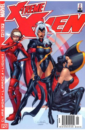 X-Treme X-Men 7 (Newsstand) published by Marvel with cover art by Salvador Larroca