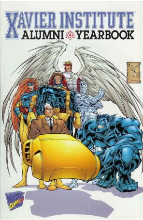 Xavier Institute Alumni Yearbook 1 published by Marvel with cover art by Sam Liu and Leonard Kirk