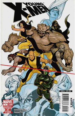 Young X-Men 1B published by Marvel with cover art by Terry Dodson