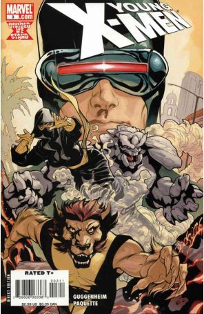 Young X-Men 3 published by Marvel with cover art by Terry Dodson
