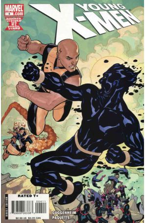 Young X-Men 4 published by Marvel with cover art by Terry Dodson