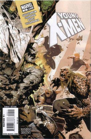 Young X-Men 9 published by Marvel with cover art by Chris Bachalo