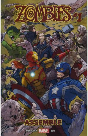 Zombies Assemble 1 published by Marvel with cover art by Yusaku Komiyama