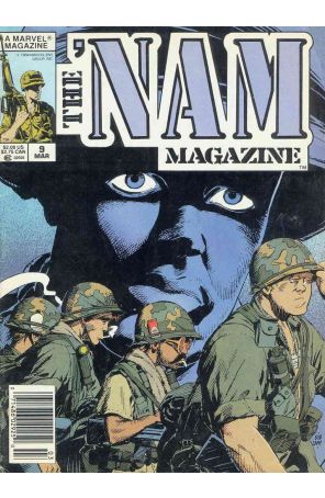 The Nam Magazine 9 (Newsstand) published by Marvel with cover art by Bob Camp