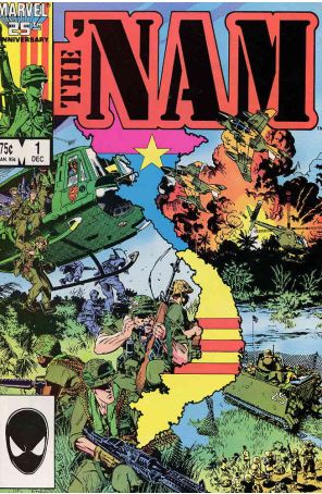 The Nam 1 published by Marvel with cover art by Michael Golden