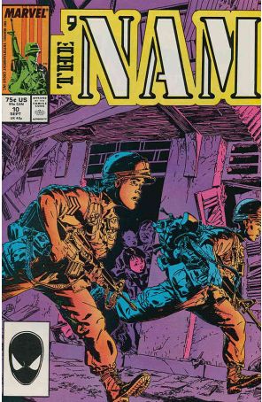 The Nam 10 published by Marvel with cover art by Michael Golden