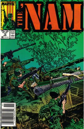 The Nam 12 (Newsstand) published by Marvel with cover art by Michael Golden