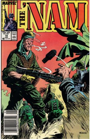 The Nam 14 (Newsstand) published by Marvel with cover art by Bob Camp