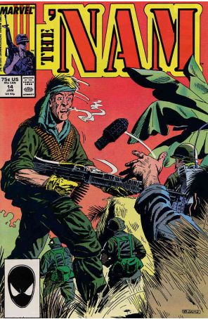 The Nam 14 published by Marvel with cover art by Bob Camp