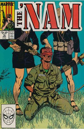 The Nam 16 published by Marvel with cover art by John Beatty
