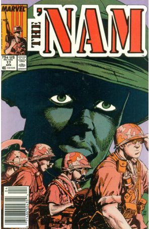 The Nam 17 (Newsstand) published by Marvel with cover art by Bob Camp