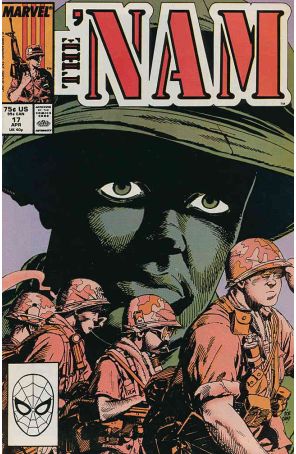 The Nam 17 published by Marvel with cover art by Bob Camp