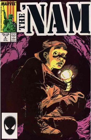 The Nam 8 published by Marvel with cover art by Michael Golden