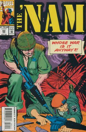 The Nam 82 published by Marvel with cover art by Mike Harris