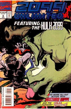 2099 Unlimited 5 published by Marvel with cover art by Kyle Baker