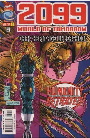 2099: World of Tomorrow 5 published by Marvel with cover art by Pasqual Ferry