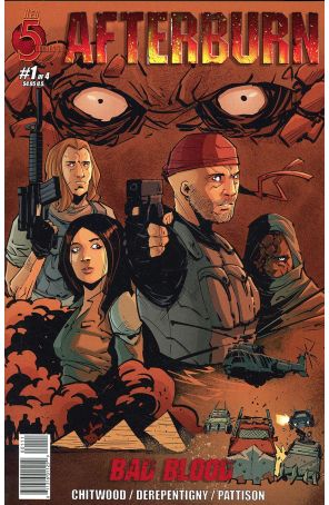 Afterburn: Bad Blood 1 published by Red 5 with cover art by Etienne Derepentigny