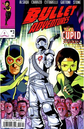 Bullet Adventures 3A published by Altruist with cover art by Nicolas Carrizo and Francesca Cittarelli