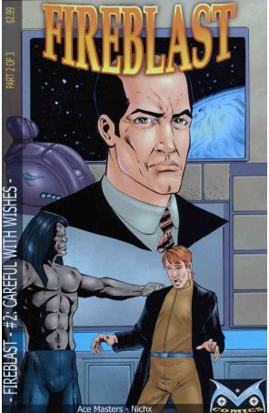 Fireblast, Adventures in the 30th Century 2 published by Masterpiece with cover art by Cesar Feliciano
