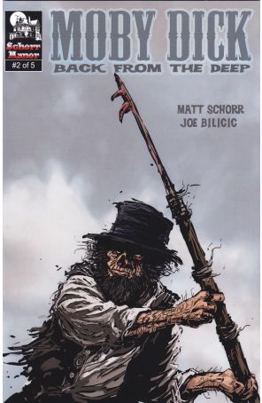 Moby Dick: Back From the Deep 2 published by Matt Schorr with cover art by Joe Bilicic