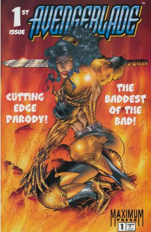 Avengeblade 1 published by Maximum with cover art by Patrick Lee
