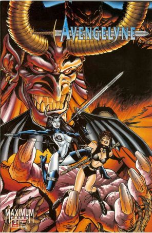 Avengelyne (Mini-Series) 3B published by Maximum with cover art by Arthur Adams