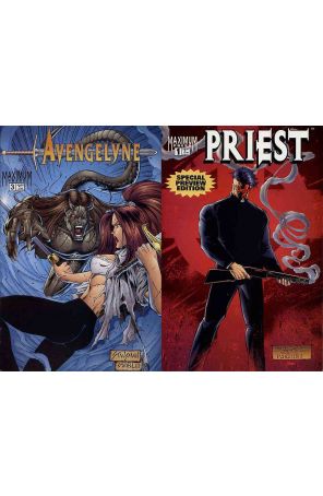 Avengelyne (Vol. 2) 3 published by Maximum with cover art by John Stinsman and Mark Pajarillo