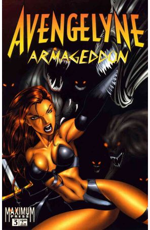 Avengelyne Armageddon 3 published by Maximum with cover art by Scott Clark
