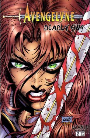 Avengelyne: Deadly Sins 2 published by Maximum with cover art by Rob Liefeld
