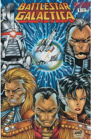 Battlestar Galactica (Maximum) 1 published by Maximum with cover art by Rob Liefeld