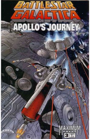 Battlestar Galactica: Apollo's Journey 3 published by Maximum with cover art by Ching Lau