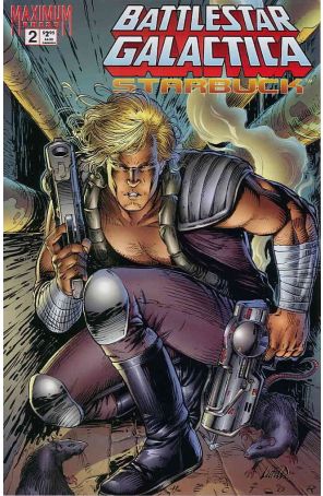 Battlestar Galactica: Starbuck 2 published by Maximum with cover art by Rob Liefeld