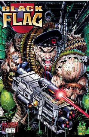 Black Flag (Maximum) 3 published by Maximum with cover art by Dan Fraga
