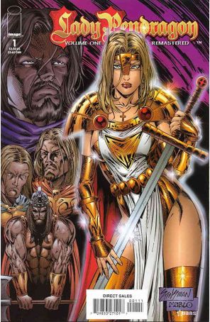 Lady Pendragon (Vol. 1) 1 (2nd) published by Image with cover art by John Stinsman