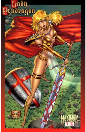 Lady Pendragon (Vol. 1) 1A published by Maximum with cover art by Rob Liefeld