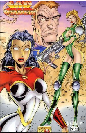 Law and Order 2 published by Maximum with cover art by fabio Languna and Danny Miki