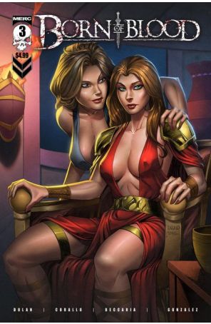 Born of Blood (2nd Series) 3A published by Merc with cover art by Ryan Kincaid