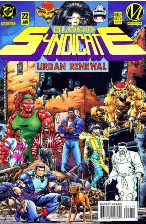 Blood Syndicate 22 published by DC with cover art by Mark D. Bright