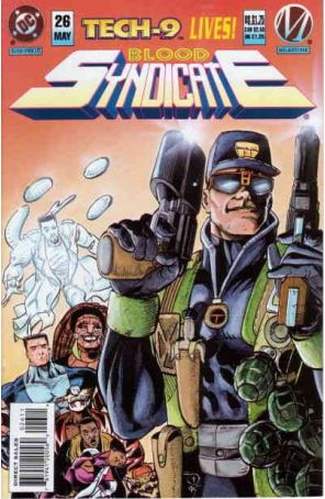 Blood Syndicate 26 published by DC with cover art by Chris Cross