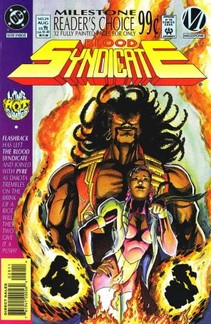 Blood Syndicate 29 published by DC with cover art by Chris Cross
